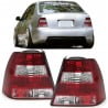LAMPY TYLNE VW BORA 4D 99-05 CZERWONE / PRZEŹROCZYSTE