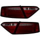 LAMPY TYLNE LED AUDI A5 07+ CZERWONE / DYMIONE
