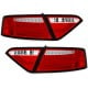 LAMPY TYLNE LED AUDI A5 07+ CZERWONE / PRZEŹROCZYSTE
