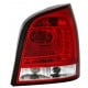 LAMPY TYLNE LED VW POLO 9N3 04.05-05.09 CZERWONE PRZEŹROCZYSTE