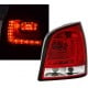 LAMPY TYLNE LED VW POLO 9N3 04.05-05.09 CZERWONE PRZEŹROCZYSTE