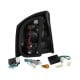 LAMPY TYLNE LED OPEL VECTRA C 02-07 CZERWONE/DYMIONE