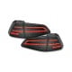 LAMPY TYLNE Litec VW GOLF VII 13-20 CZARNE / DYMIONE Z DYNAMICZNYM KIERUNKOWSKAZEM