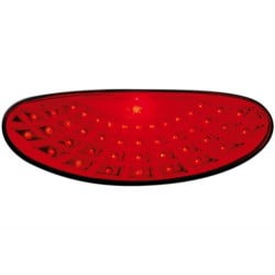 LAMPA PRZECIWMGIELNA LED PEUGEOT 206/206CC CZERWONA