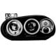 REFLEKTORY CCFL VW GOLF IV 97-04 Z RINGAMI CZARNE