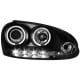 REFLEKTORY VW GOLF V 03-09 CZARNE Z RINGAMI
