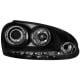 REFLEKTORY VW GOLF V 03-09 CZARNE Z RINGAMI
