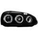 REFLEKTORY VW GOLF V 03-09 CZARNE Z RINGAMI