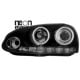 REFLEKTORY CCFL VW GOLF V 03-09 CZARNE Z RINGAMI