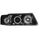 REFLEKTORY VW PASSAT 3B 96-00 CZARNE RINGI