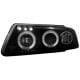 REFLEKTORY VW PASSAT 3B 96-00 CZARNE RINGI LIGHTBAR