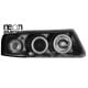 REFLEKTORY CCFL VW PASSAT 3B 96-00 CZARNE RINGI