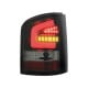 LAMPY TYLNE LED VW TRANSPORTER T5 2010+ CZARNE / DYMIONE Z KIERUNKOWSKAZEM LED