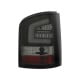 LAMPY TYLNE LED VW TRANSPORTER T5 2010+ CZARNE / DYMIONE Z KIERUNKOWSKAZEM LED